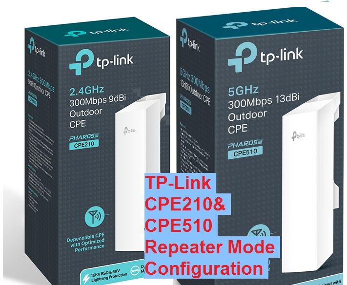 TP-Link CPE210 300Mbps Outdoor Device Repeater Mode