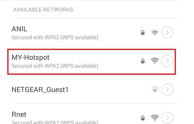 unable to setup mobile hotspot in windows 10