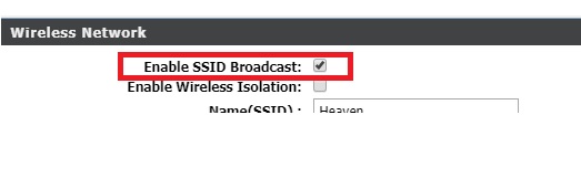 how to hide wifi name from neighbors