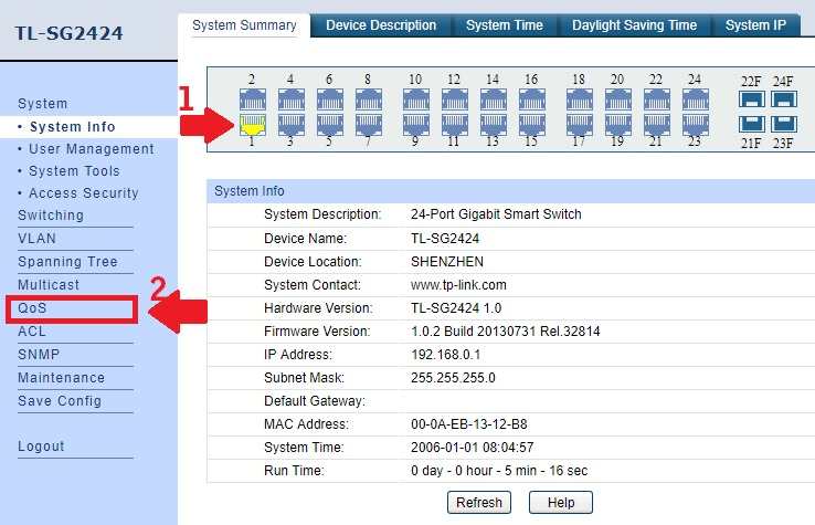 tp-link tl-sg108e managed network switch