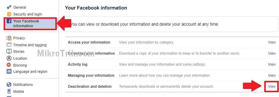 how to delete facebook messenger account