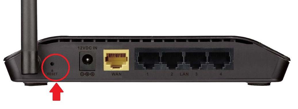  how to reset dlink router password