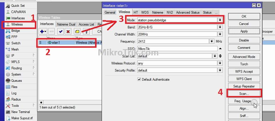 wifi repeater mikrotik