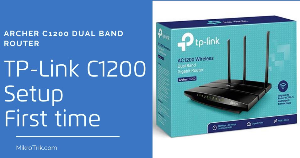 TP-Link Archer C1200 Dual Band Gigabit Wireless Cable