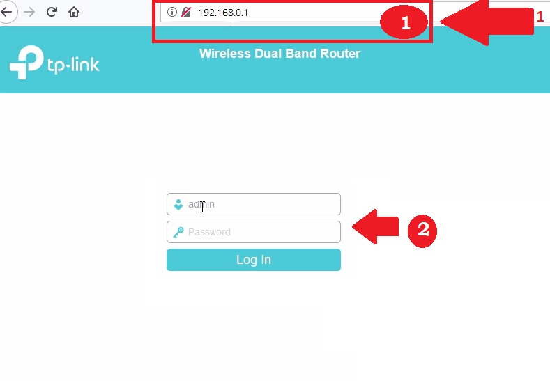 login archer c6 192.168.0.1