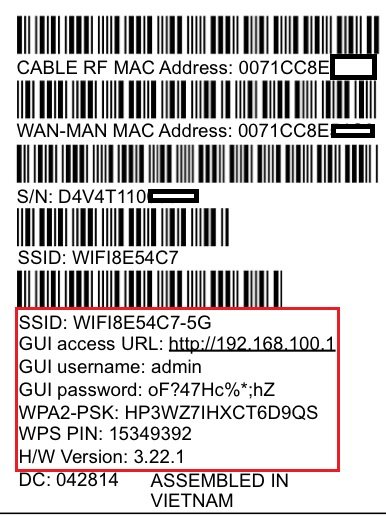Login into Ubee dvw3201b Router