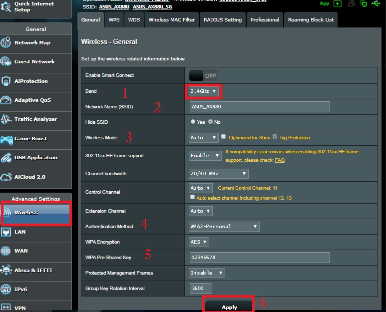t mobile asus router login