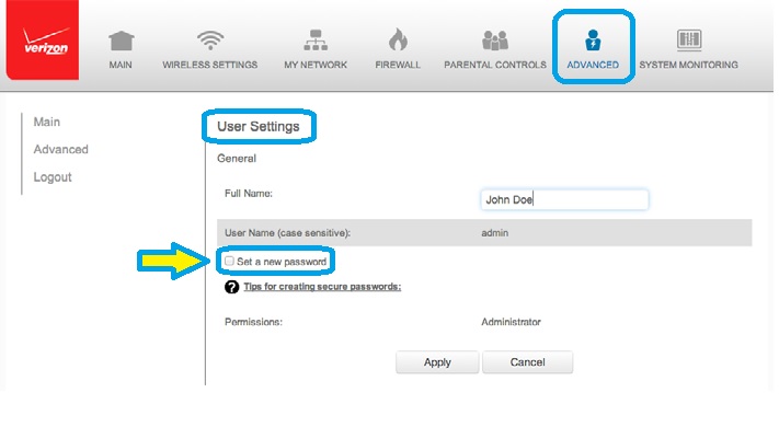 my fios login