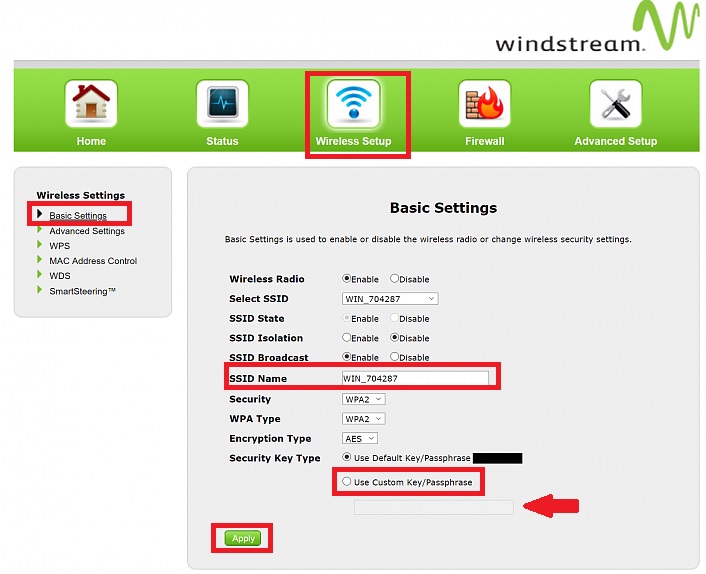 Login to Actiontec T3200 Windstream Router