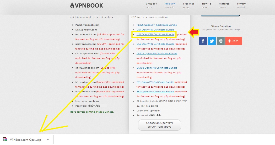 openvpn free server list