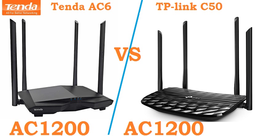 Tenda AC6 vs TP-Link Archer C50