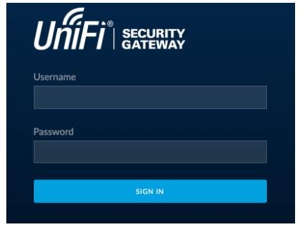 unifi default password