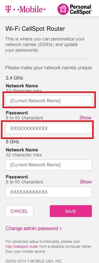 Wi-Fi CellSpot Router setup 