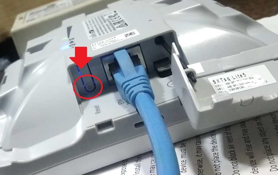 mikrotik routerboard reset