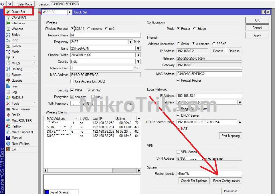 wAP R (RBwAPR-2nD) - factory reset