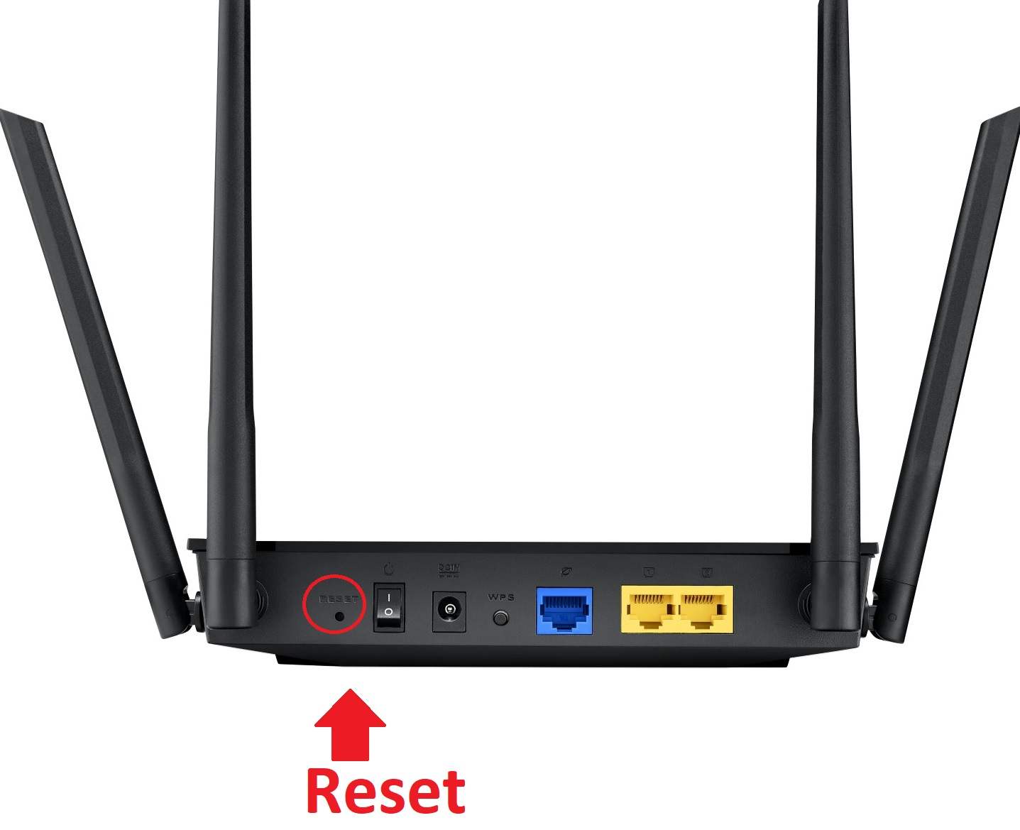 asus router change password
