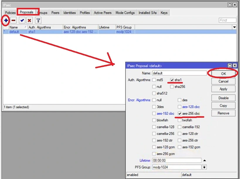 vpn site to site mikrotik