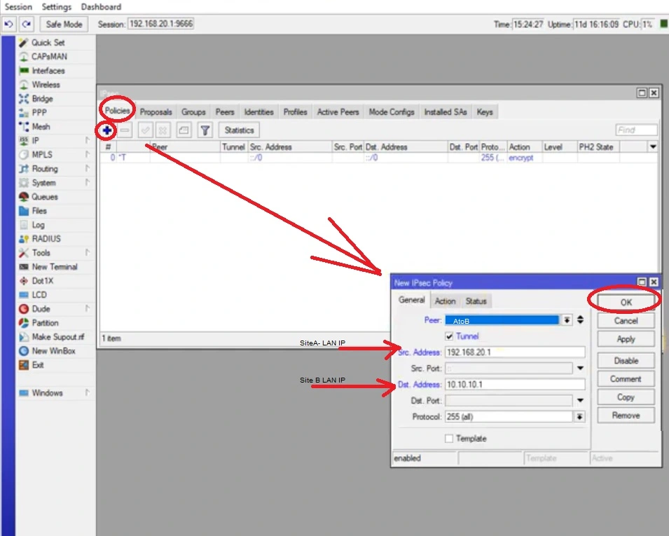 Can We Configure VPN With Dynamic IP Public 