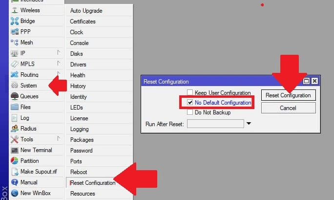 mikrotik hex rb750gr3 factory reset